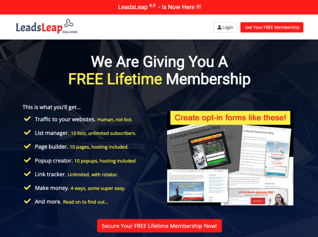 LeadsLeap Marketing and Traffic Exchange Platform Review