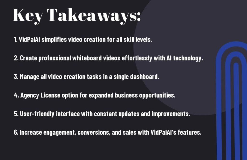 VidpalAI Key Takeaways